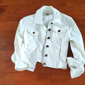 RW&CO. Premium White Denim Jacket